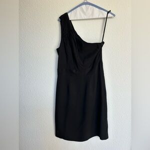 Banana Republic Black One-Shoulder Cocktail Dress